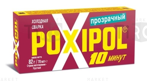 Холодная сварка прозрачный POXIPOL 70мл.