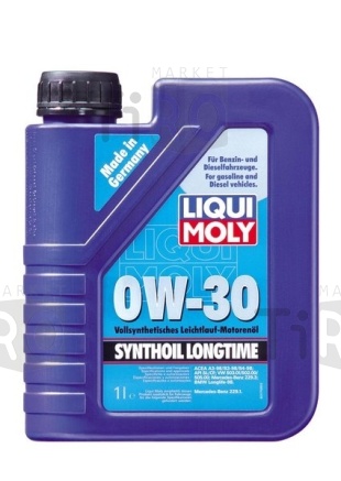 Масло синтетическое LIQUI MOLY Synthoil Longtime 0w30 SM  A3/B4 1 л 8976