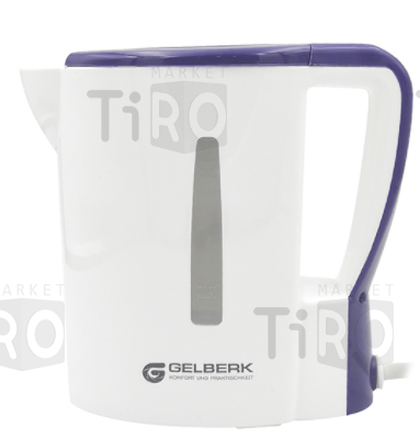 Чайник 0,5л, Gelberk GL-466 дисковый, 1500Вт, фиолетовый