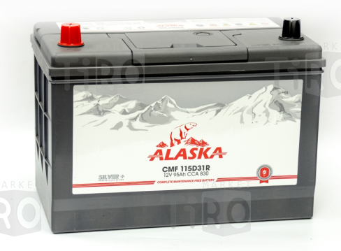 Аккумулятор "Alaska" CMF 115D31 95R + - 830А 302х172х220