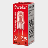 Лампа галогенная Sweko SHL-JCD-20Вт-230В-G4-CL