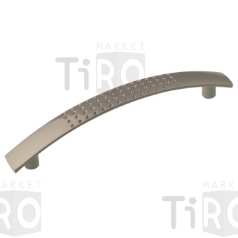 Ручка-скоба мебельная Trodos ZY-9A, никель, 128мм. сплав ЦАМ, 63гр
