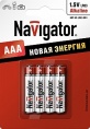 Батарейка Navigator 94751 LR03 BP4 пультовая 4шт. /10/50/ Батарейка Navigator 94751 LR03 BP4 пультовая 4шт. /10/50/
