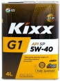 Синтетическое масло KIXX Synthetic G1 5w40, SP бензин 4л Синтетическое масло KIXX Synthetic G1 5w40, SP бензин 4л