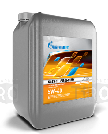 Моторное масло Gazpromneft Diesel Premium 5w40, CI-4/SL дизельное, бочка 205 л-174 кг