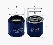 Tопливный фильтр GoodWill FG 2004\R45S