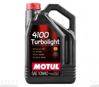 Моторное масло Motul 4100 Turbolight 10w40 5л