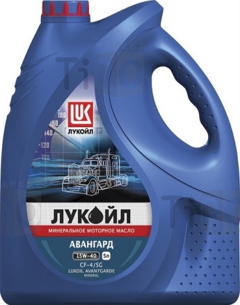 Лукойл Авангард SAE15w40 CF-4/SG ЕВРО-II-III  (5л) (мин.диз) Россия