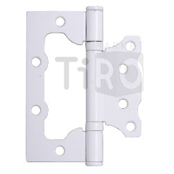 Шарнир АЛЛЮР  без врезки БЛИСТЕР 100*75 2BB WW БЕЛЫЙ  цена за 2шт(50)