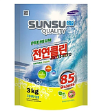 Концетрат бесфосфатный Sunsu гипоаллергенный для стирки цветного белья 3кг (85 стирок)