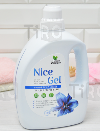 Гель для стирки Clean&Green Nice Gel CG8354 концетрат, 2л