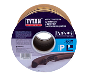 Уплотнитель Tytan Professional тип P 100м 9*5,5мм, коричневый