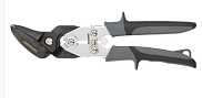 Ножницы по металлу "Piranha" усиленные, 255 мм, прямой и левый рез, СrMo двухкомпонентные рукоятки Gross