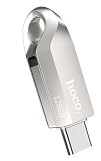 Внешний накопитель Type-C USB Hoco UD8 Smart 128Gb, серебристый