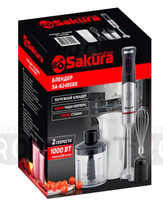 Блендерный набор Sakura SA-6249SBK, 1000Вт