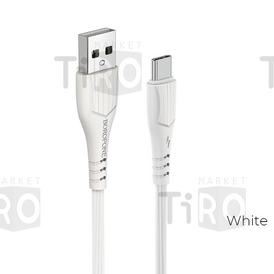 Кабель USB Borofone BX37 Apple белый 1м