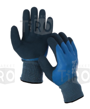 Перчатки нейлоновые утепленные Синие
