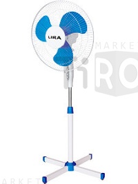 Вентилятор напольный Lira LR 1101 blue, Мощ. 55 Вт