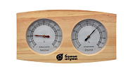 Термометр с гигрометром Банная станция, 18024, 24,5х13,5х3 см, для бани и сауны