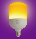 Лампа светодиодная Фарлайт от насекомых, противомоскитная, Т80, 25Вт, 1500К, Е27