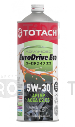Моторное масло Totachi EuroDrive Eco Fully Synthetic 5W-30 API SP, ACEA C2/C3, ILSAC GF-6A, 1л