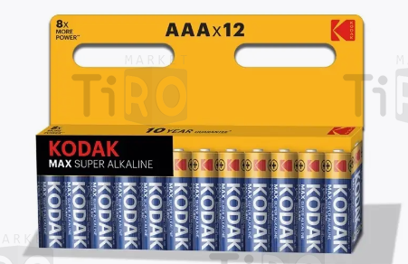 Батарейка Kodak Max Super Alkaline LR03 BL-12