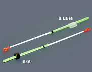 Кивок лавсановый двойной на силиконе Helios Nod S-LS16 (120 мм, жёсткость 0,25)
