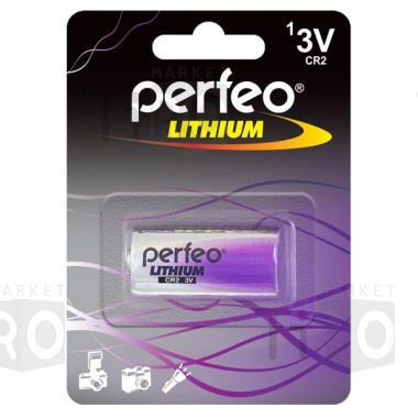Батарейка Perfeo CR2/1BL Lithium(20)