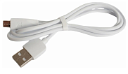 Кабель USB Hoco X1 Micro силиконовый белый 1м