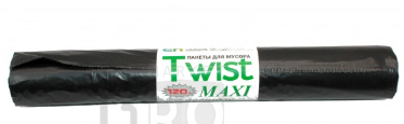 Мешок для мусора "Twist Maxi" ПВД 360л, рулон 5шт. (1100*1400*0,045мм)