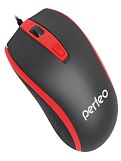 Мышь Perfeo оптическая, PROFIL, 4 кн, USB, чёрн-красн (PF-383-OP-B/RD)