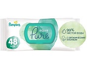 Салфетки влажные детские Pampers Aqua Pure, 48 штук