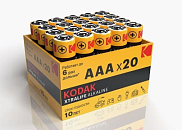 Батарейка Kodak Xtralife Alkaline LR03-20 bulk