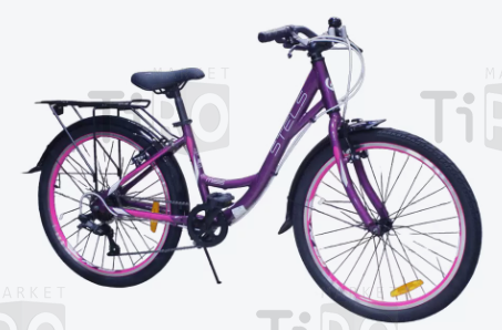 Велосипед Stels Miss-4300 24" V010 (14" Фиолетовый/розовый)