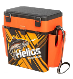 Ящик рыболова зимний Helios "FishBox Trout" с карманами (19 л) оранжевый Ящик рыболова зимний Helios "FishBox Trout" с карманами (19 л) оранжевый