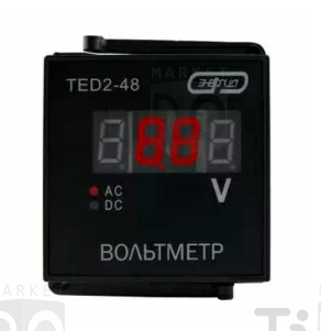 Вольтметр Энергия TED2-48 1 цифровой 0-300V
