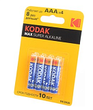 Батарейка Kodak Max Super Alkaline LR03 BL-4
