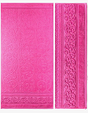 Полотенце гладкокрашенное жаккардовое, Богема (1509) пудровый, 70*140см