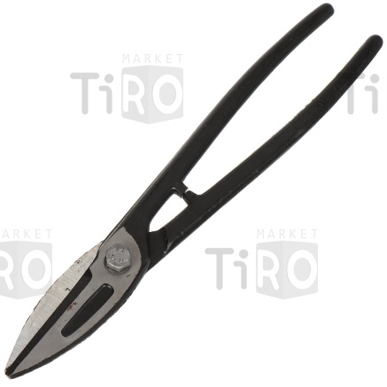 Ножницы по металлу Горизонт Н-30-2ШЛ пряморежущие, лакированная ручка 290мм