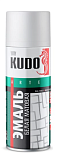 Эмаль Kudo KU-1101 аэрозольная универсальная алкидная белая матовая (0,52л)