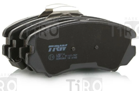 Колодки дискового тормоза передние Transmaster TR169\89706\581012CA20 (Nibk. PN0377) (TRW. GDB3352\GDB3386)