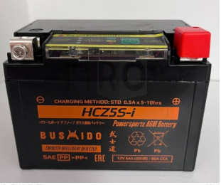 Аккумулятор Мото Bushido HCZ5S-i (5Ah)