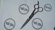 Ножницы Горизонт Н-03М-3У 160мм для стрижки волос