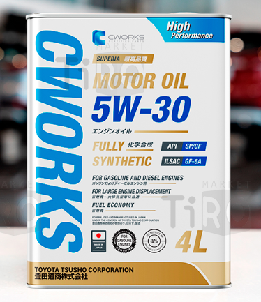 Mоторное синтетическое масло Cworks Superia Oil 5W30, SP/CF