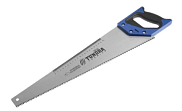 Ножовка по дереву, 2К рукоятка, 2D заточка, каленый зуб, Tundra 7-8 TPI, 500 мм