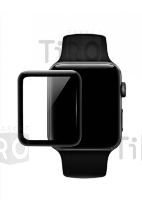 Пленка защитная PMMA 3D Full Apple Watch 38mm Black